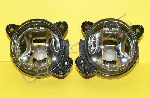 Vw polo gti t5 crafter skoda fabia roomster fog driving lights pair 99-10