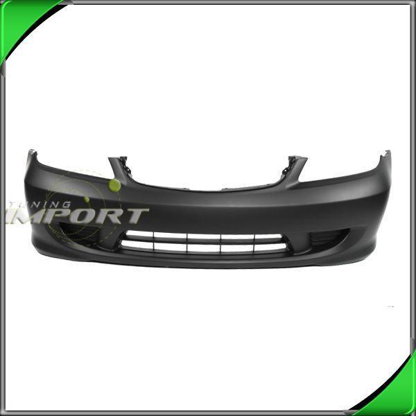 04-05 honda civic 2/4 dr dx/lx/ex/gx/hx/vp matte black front bumper cover new