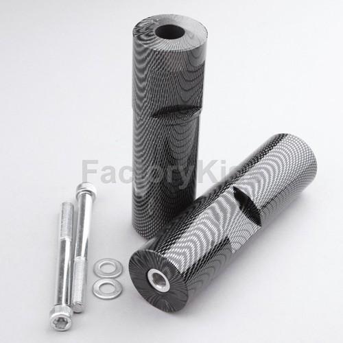 Gau motorcycle frame slider for kawasaki zx 14r 2006-2008 carbon fiber