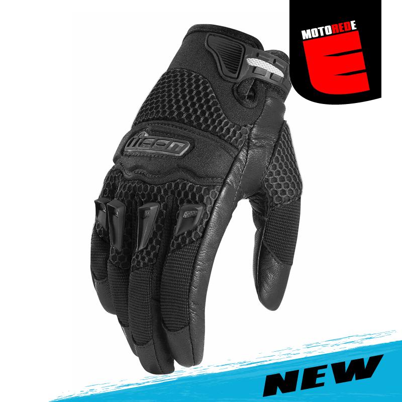 Icon womens twenty-niner 29er motorcycle riding glove black small sm s