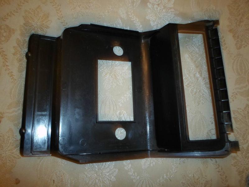 1980-1986 custom black ford truck  dash radio bezel