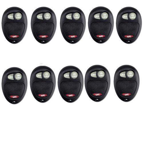 Lot10 remote keyless key shell case fit for chevrolet gmc hummer isuzu 3bts