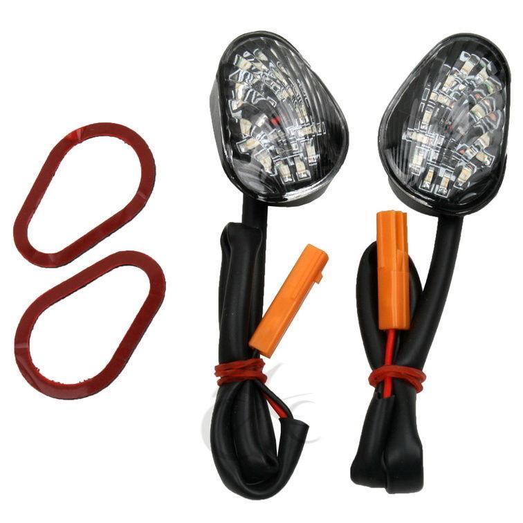 Clear flush mount led signals for honda cbr600rr cbr1000rr cbr f4 cbr f4i