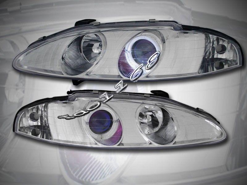 95 96 mitsubishi eclipse headlights chrome halo