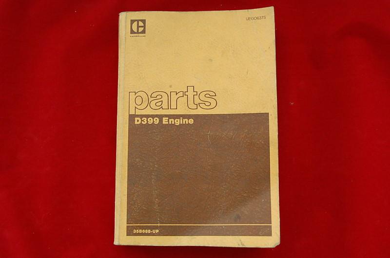 Caterpillar d399 engine parts book manual