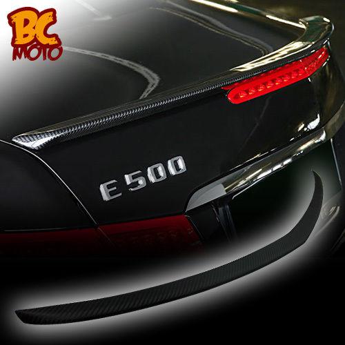 Matte carbon fiber mercedes benz c207 a type trunk spoiler rear wing e350 e550 ▼