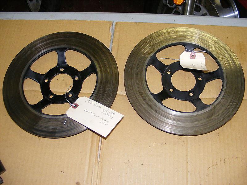 78 honda gl1000 goldwing front brake rotors