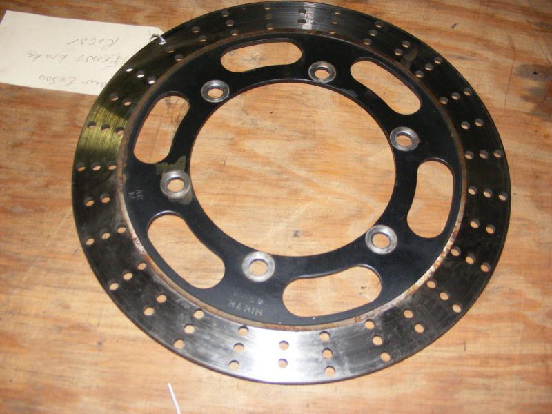 94 kawasaki ex500 front brake rotor