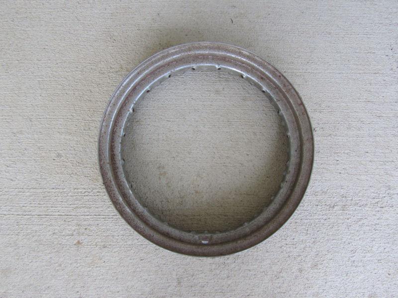 Vintage harley davidson + 16" wheel rim + knucklehead flathead panhead