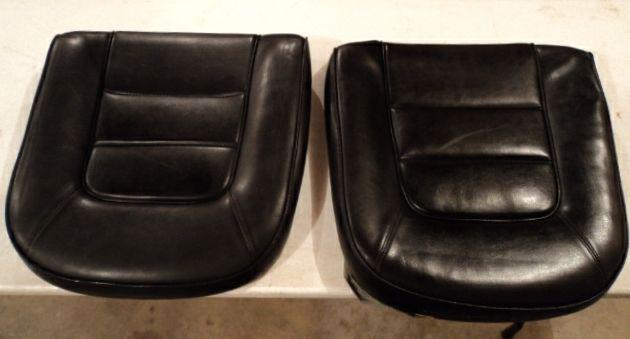 Corvette original seat cushions black 1965 seat back foam pair  vinyl survivor 