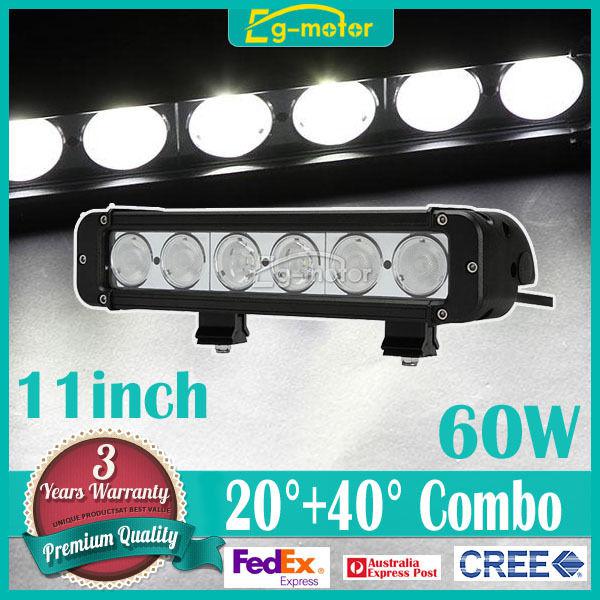 60w 6x 10w cree flood spot combo led work light bar lamp car off-road jeep truck