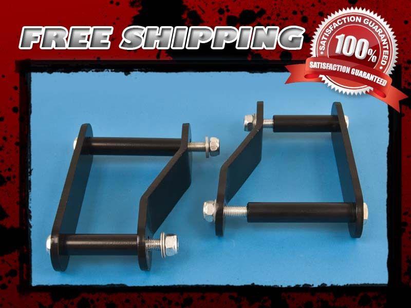 Carbon steel block lift kit rear 2" shackle 2wd 4wd 4x2 4x4