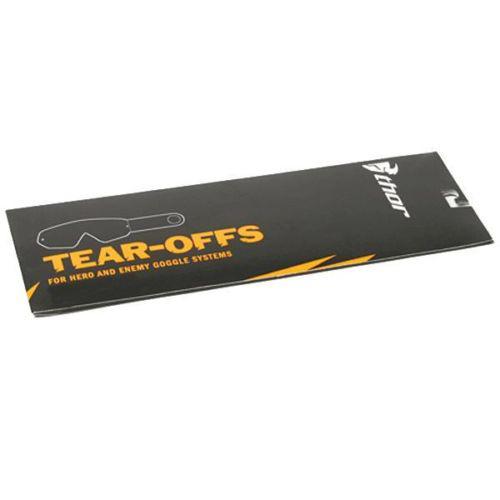 Thor enemy youth goggle tear-offs clear 10-pack