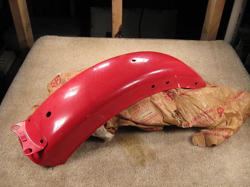 Nos kawasaki f6 f 6 125 enduro correct genuine kawasaki rear fender