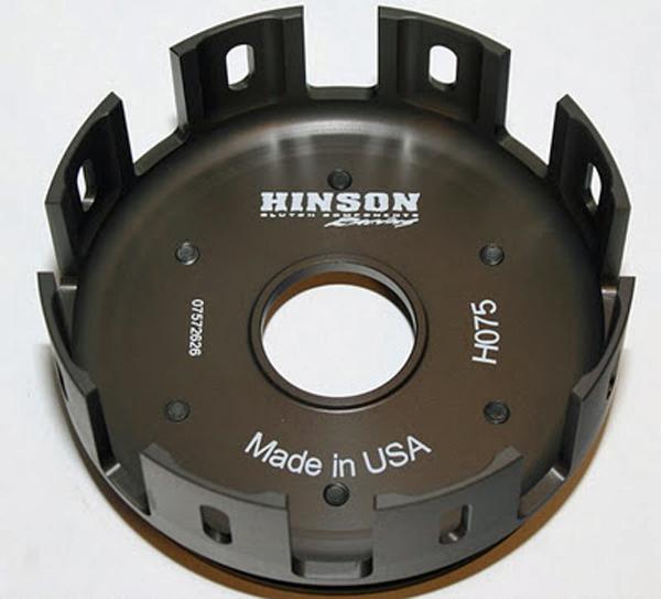 Hinson billet clutch basket - kawasaki kx 60, kx 65, suzuki rm 65 --h075