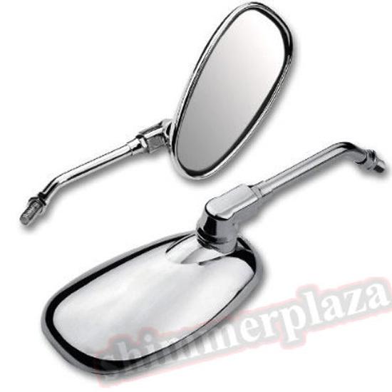 New chrome left right mirrors for honda rebel shadow 600 750 vtx 1300 1800 new