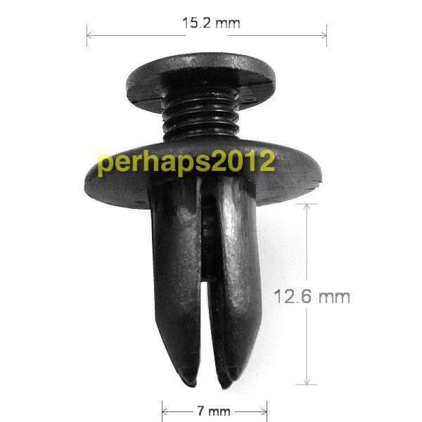 30x oem plastic screw fastener rivet clips for  toyota mazda