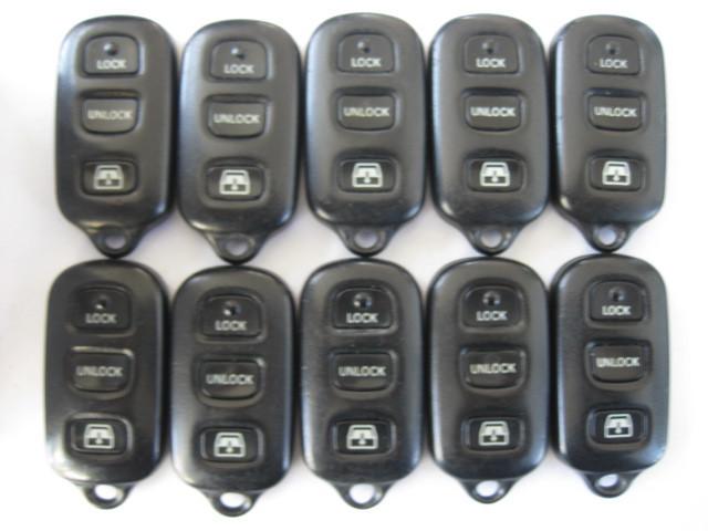  lot of 10 toyota 4runner sequoia keyless remotes hyq12ban  4-button remotes 