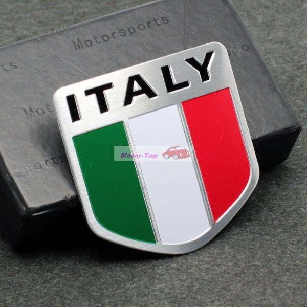 Trunk rear emblems badge sticker decal italy land flag for lamborghini