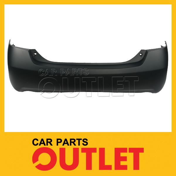 2007-2011 toyota camry v6 rear bumper no primed raw matte black us-built le/xle