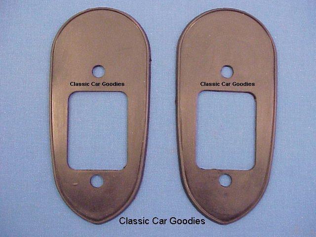 1949-1950 chevy tail light gaskets (2) molded rubber