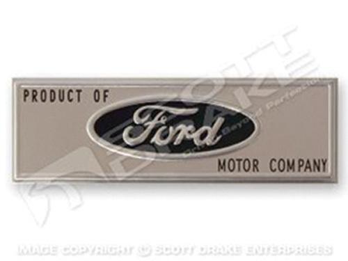 Gmk302057664 goodmark carpet sill plate emblem black product of ford motor compa