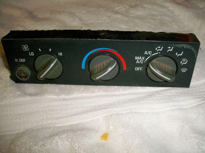 1999 - 2005 chevy express van astro safari heater a/c climate control defrost