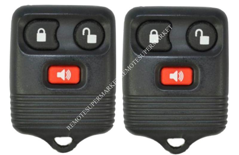 2 new ford keyless entry key remote fob clicker transmitters + free programming