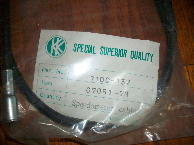 Harley davidson nos speedometer cable  39" shovel fx 73 - early 78 67051-73