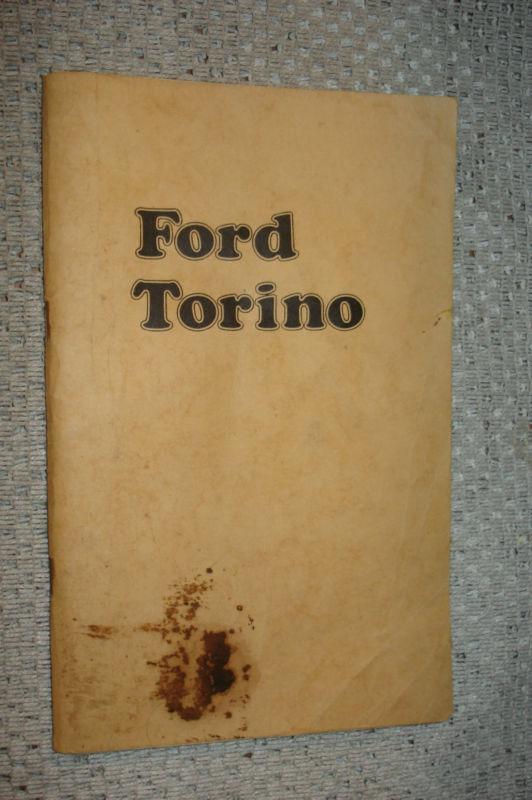 1974 ford torino owners manual original glove box book guide wow 