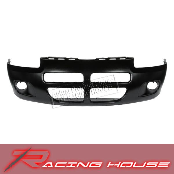 2001-2003 dodge stratus 4dr sedan primered front bumper cover w/fog lamp hole