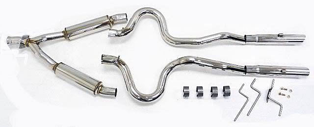 Obx catback 99-04 ford mustang gt v6 3.8l exhaust