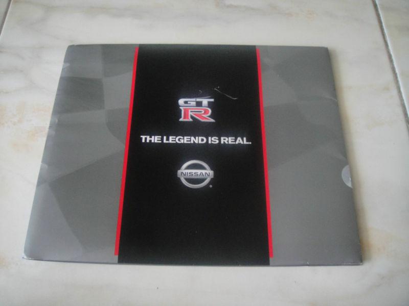 2009 nissan gt-r skyline gtr mail-order only packaging brochure/poster/letter