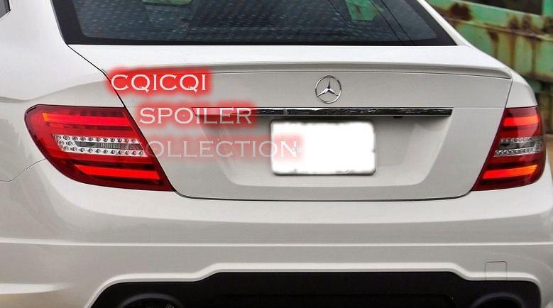 Painted mercedes benz 11+ c204 c class coupe amg type trunk spoiler color:650◎