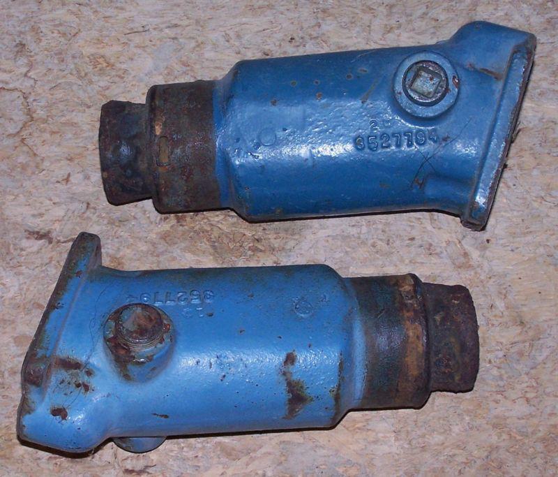 Vintage chrysler exhaust manifold elbow pair - p/n 3527794