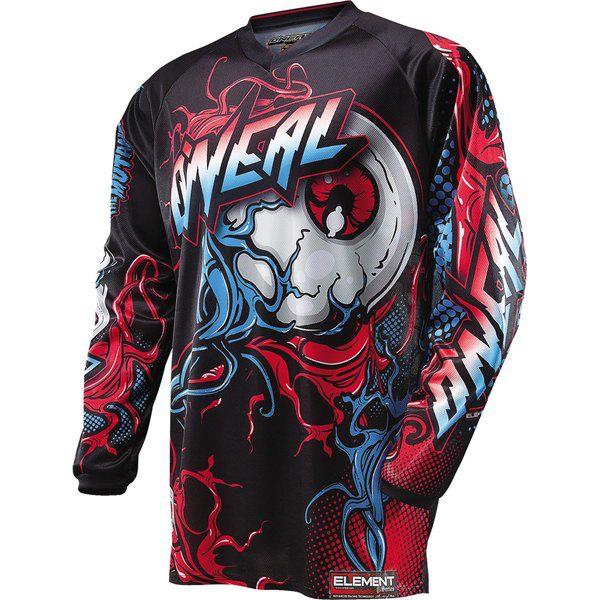 Red/blue xxl o'neal racing element mutant jersey 2014 model