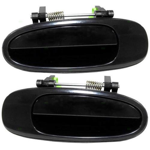 New pair set outside outer rear door handle smooth toyota corolla rav4 geo prizm