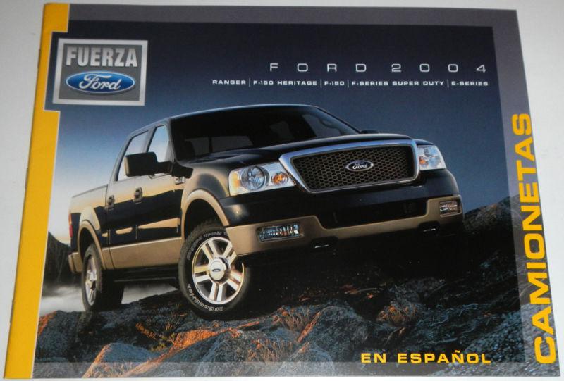 2004 ford truck pickup camionetas brochure in spanish en espanol super duty f150