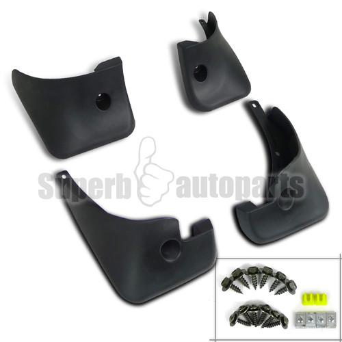 2006-2013 toyota rav4 2.4l 4pcs abs mud flap splash guard black