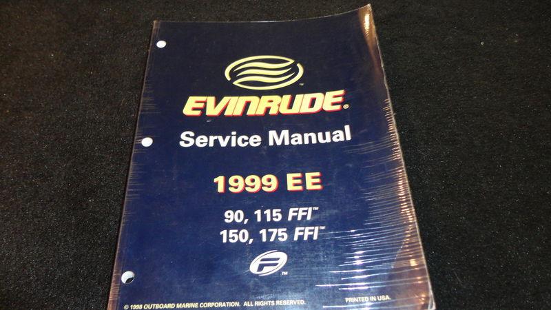 Used 1999 ee evinrude service manual 90,115,150,175 ffi #787024 boat repair