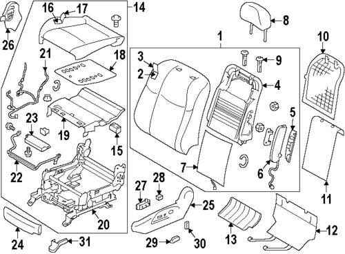 Infiniti 285651ma0b genuine oem factory original control unit