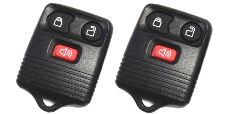 2 new ford keyless entry key remote fob clicker beepers transmitters + free prog