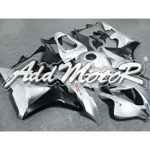 Injection molded fit 2007 2008 cbr600rr 07 08 silver black fairing 67n30