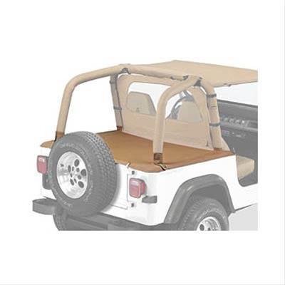 Bestop soft top duster deck cover polymer cloth spice jeep wrangler each