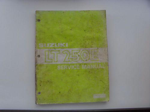 Suzuki lt 250e1985 service manual 99500-42011-01e