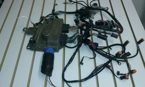 Johnson evinrude ecu computer assembly 586462  with wire harness1999 v4 ef115