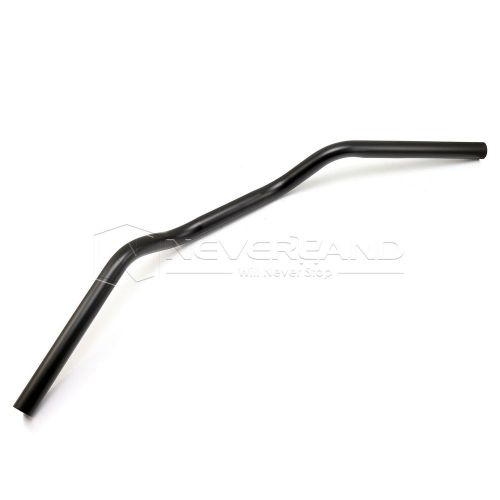 Black dimpled superbar 1&#034; drag bars handlebars for harley dyna sportster custom
