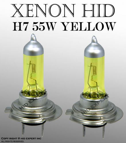 Icbeamer h7 55w dot 12v high/ low/ fog direct fit xenon hid golden yel wd4339