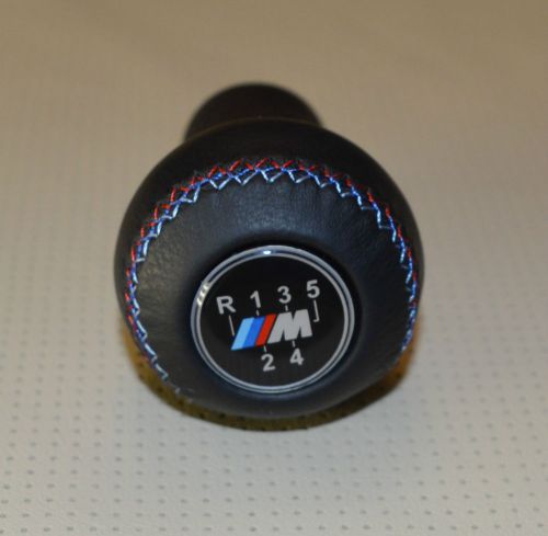 Bmw gear shift knob fit  -e21 e28 e30 e34 e36 e39 e46-m3 m5 m6 black - 5 s