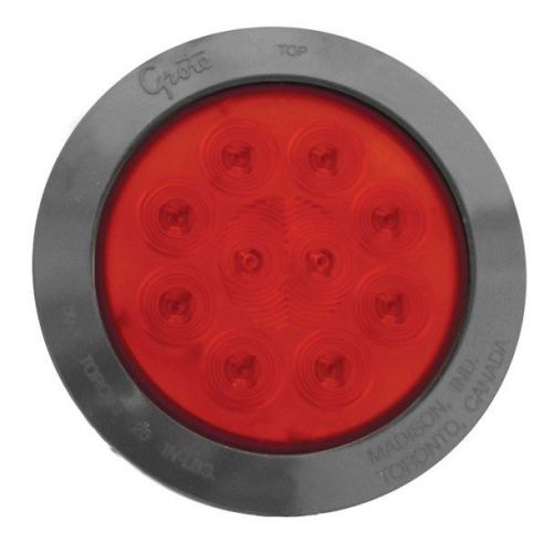 Gro54032 grote – supernova® 4″ 10-diode pattern led s/t/t red with gray snap-in